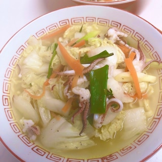 市販の袋麺で♪野菜たっぷりタンメン